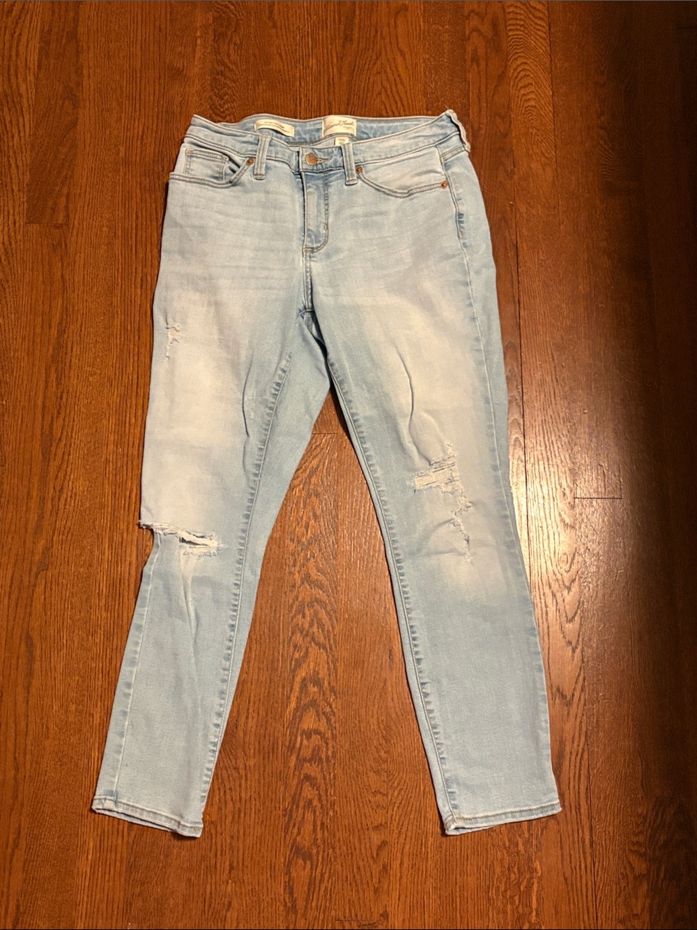 Universal Thread Light Blue Distressed Skinny Jeans